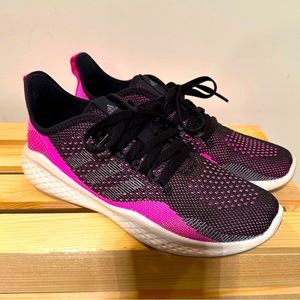 Adidas Women’s Fluidflow 2.0- Athletic Shoe - Pink and Black 8.5